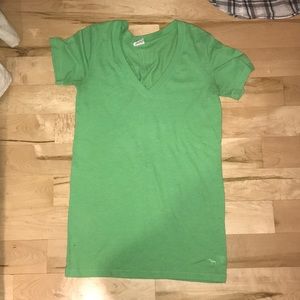 Green v neck